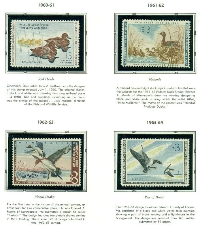 US DUCK STAMP COLLECTION - #RW1-73, Complete to 2006, NH in album Scott $5,779