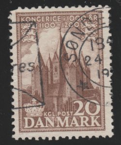Denmark 344 Church of Knlundborg 1953