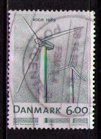 DENMARK Sc# 1376 USED FVF Windmill Bogo Mill