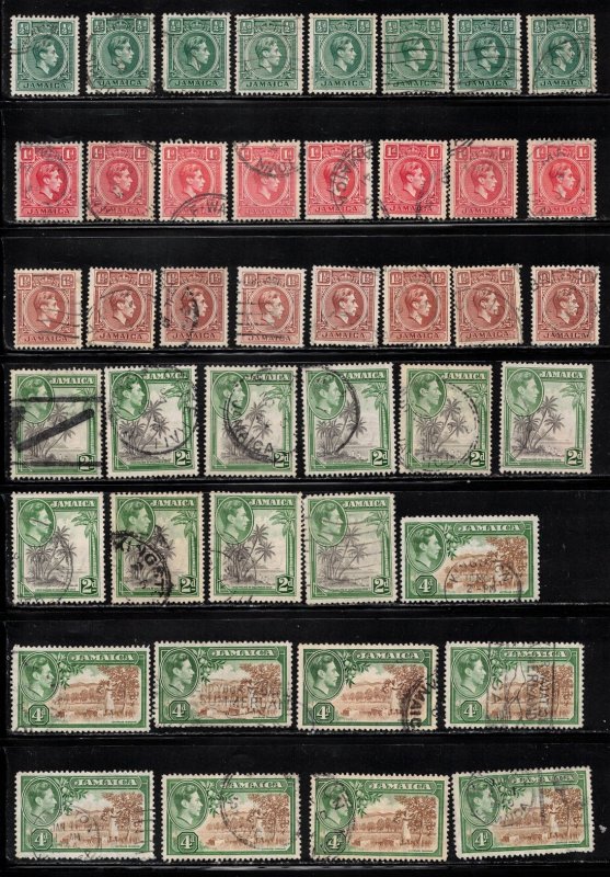 Jamaica Lot Of Used Issues All Eras - Duplication & Some Faults CV $150++