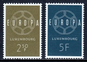 Luxembourg - Scott #354-355 - MNH - SCV $5.00