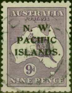 New Guinea 1919 9d Violet SG112 Fine Used