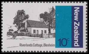 New Zealand 1188 Architecture Riverlands Cottage Blenheim 10c single MNH 1979