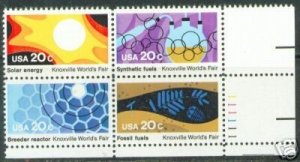 Scott 2005-2009 or 2009a, 20c Knoxville World's Fair, PB4 #111111 LR MNH...