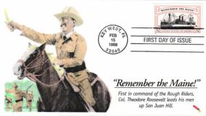 #3192 Remember the Maine Dynamite FDC