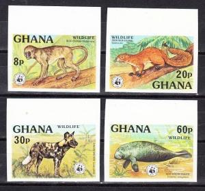 Ghana Scott 621-624 Mint NH imperf