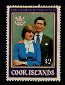 Cook Islands Scott 660 MNH** Charles and Diana stamp