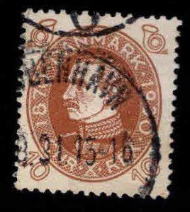 DENMARK  Scott 213 Used Christian X  stamp