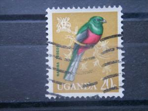 UGANDA, 1965, used 20c, Birds Scott 100