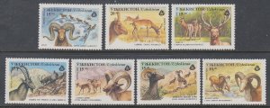 Uzbekistan 104-110 Animals MNH VF