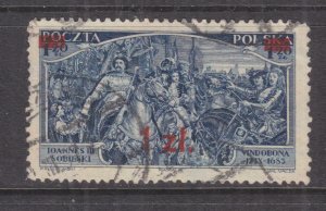 POLAND, 1934 Liberation of Vienna, 1z. on 1z.20. Blue, used.