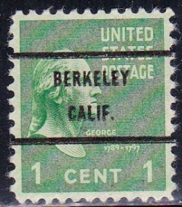 Precancel - Berkeley, CA PSS 804-71 - Bureau Issue