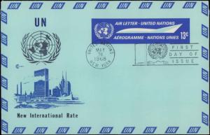 United Nations, New York, Air Letters