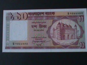 ​BANGLADESH-1982 BANGLADESH BANK-10 TAKA-UNCIRULATED NOTE-VERY FINE-LAST ONE