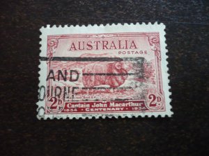 Stamps - Australia - Scott# 147 - Used Part Set of 1 Stamp