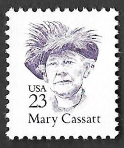 #2181D 23 cents Mary Cassatt Stamp mint OG NH EGRADED XF 90 XXF