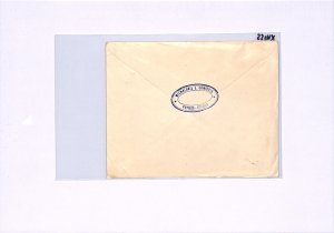 CYPRUS Air Mail Cover Paphos USA Detroit CHRYSLER CARS 1947{samwells}XH155