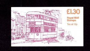 GB - #FL3b  1984  £1.30 Swansea/Mumbles Tram booklet  CV £2.75