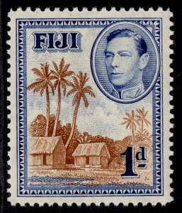 FIJI GVI SG250, 1d brown & blue, NH MINT.