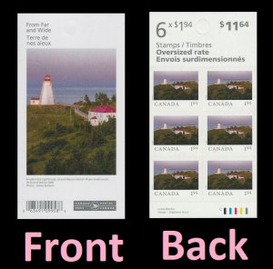 Canada 3218a Far & Wide Grand Manan Island $1.94 booklet (6 stamps) MNH 2020 