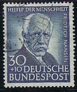 Germany B337 Used 1953 issue; light crease (fe9808)