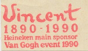 Meter cut Netherlands 1990 - Hasler 5264 Vincent van Gogh - Van Gogh Event - Hei