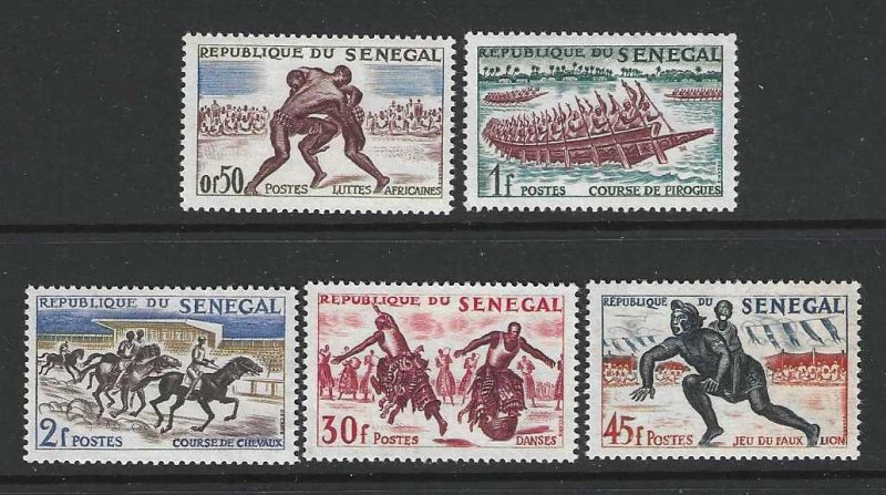 Senegal 202-206 Complete  MNH  SC$4.05