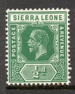 Sierra Leone 1912 Early Issue Fine Mint Hinged 1/2d. 303555