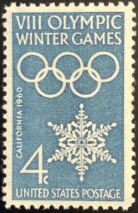 Scott #1146 1960 4¢ Winter Olympics MNH OG XF
