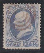 U.S. Scott #145 Franklin Stamp - Used Single