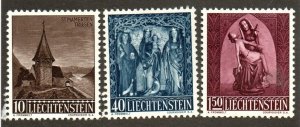 Liechtenstein 317-319 Set Mint never hinged