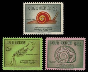 Cuba Scott C182-C184 Mint never hinged.