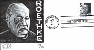 #4663 Theodore Roethke Curtis FDC