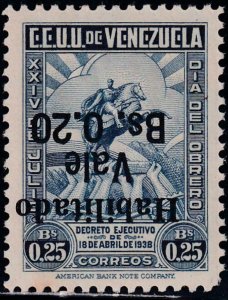 Venezuela 1943 SC 387a MNH