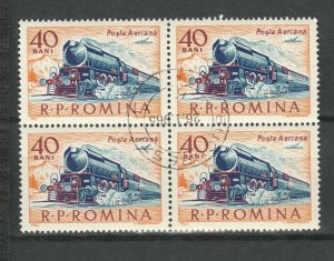 Romania Commemorative Stamp Used Block of Four A20P40F2602-