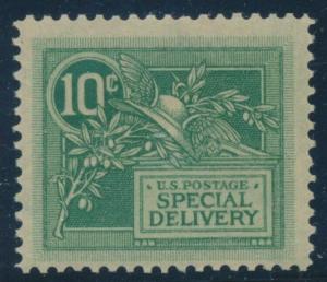 #E7 10c SPECIAL DELIVERY F-VF OG NH CV $140 AU757