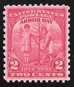 717 2 cents Arbor Day 60th Stamp Mint OG NH EGRADED XF 93 XXF