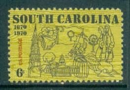 1407 6c South Carolina Fine MNH