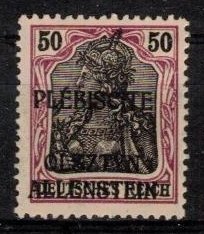 Plebiscites - Allenstein - Scott 8 MH