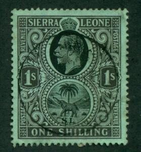 Sierra Leone 1912 #115a U SCV(2018)=$190.00