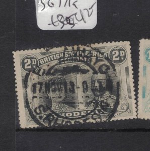 Rhodesia Doublehead SG 171a Bulawayo VFU (10aad)