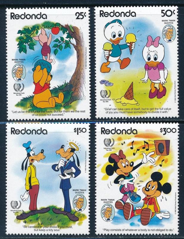 Disney Redonda - Winnie the Pooh Set MNH  (1985)