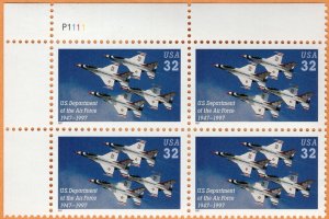 Scott 3167 Air Force MNH Plate Block