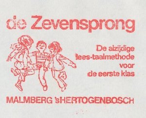 Meter cover Netherlands 1974 Seven jump - Read-language method - School - s Hert
