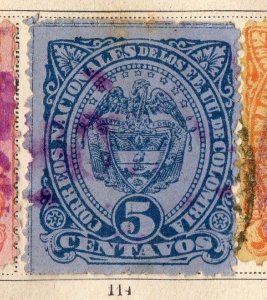 Colombia 1883-84 Early Issue Fine Used 5c. 154119