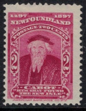 Newfoundland 1897 UN62 John Cabot - MNH