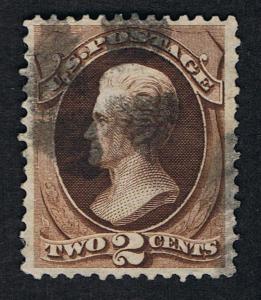 GENUINE SCOTT #157 USED 1873 CBNC PRINTING SEGMENTED CANCEL - ESTATE CLOSE OUT 1