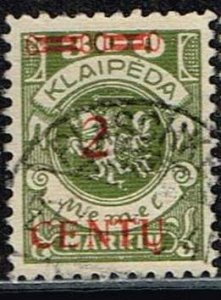 Memel 1923,Sc.#N44 used
