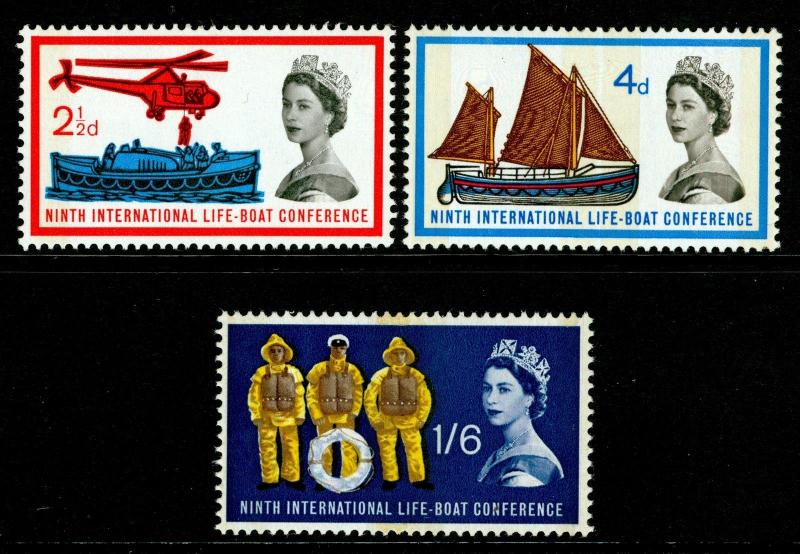 SG639p-641p, PHOSPHOR SET, NH MINT. Cat £48.