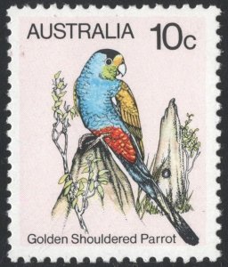 Australia SC#732 10¢ Birds: Second Series; Golden Shouldered Parrot (1980) MNH